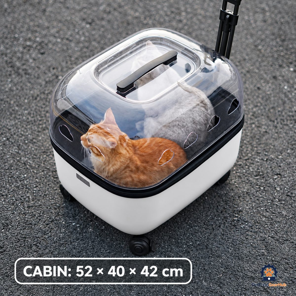 PetFoodGearHub Ventilated Pet Rolling Carrier - product view 20