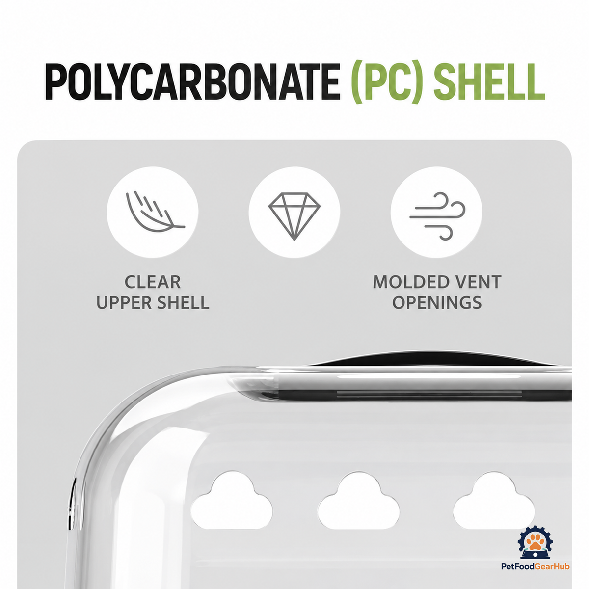PetFoodGearHub Ventilated Pet Rolling Carrier - product view 33