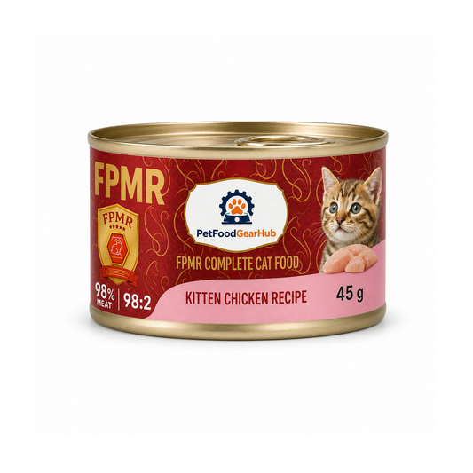 PetFoodGearHub FPMR kitten chicken recipe complete wet cat food, one 45 g can