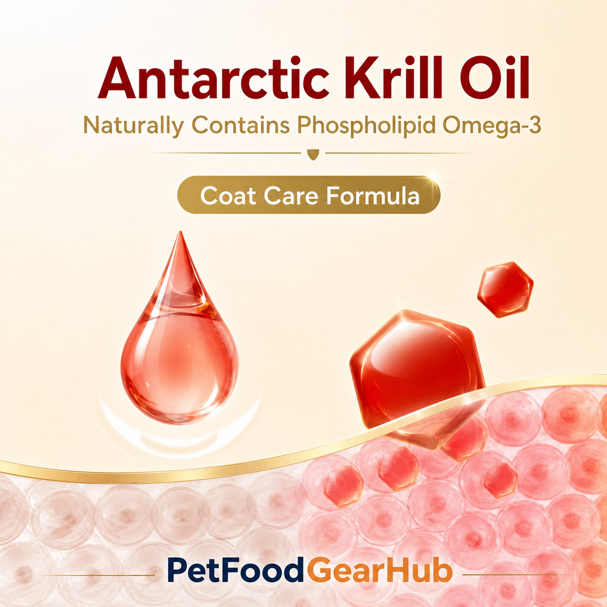 Antarctic krill oil with naturally occurring phospholipid omega-3