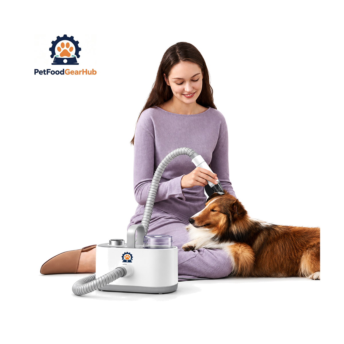 PetFoodGearHub PFGH G1 Pro US Pet Grooming Vacuum on a pure white background