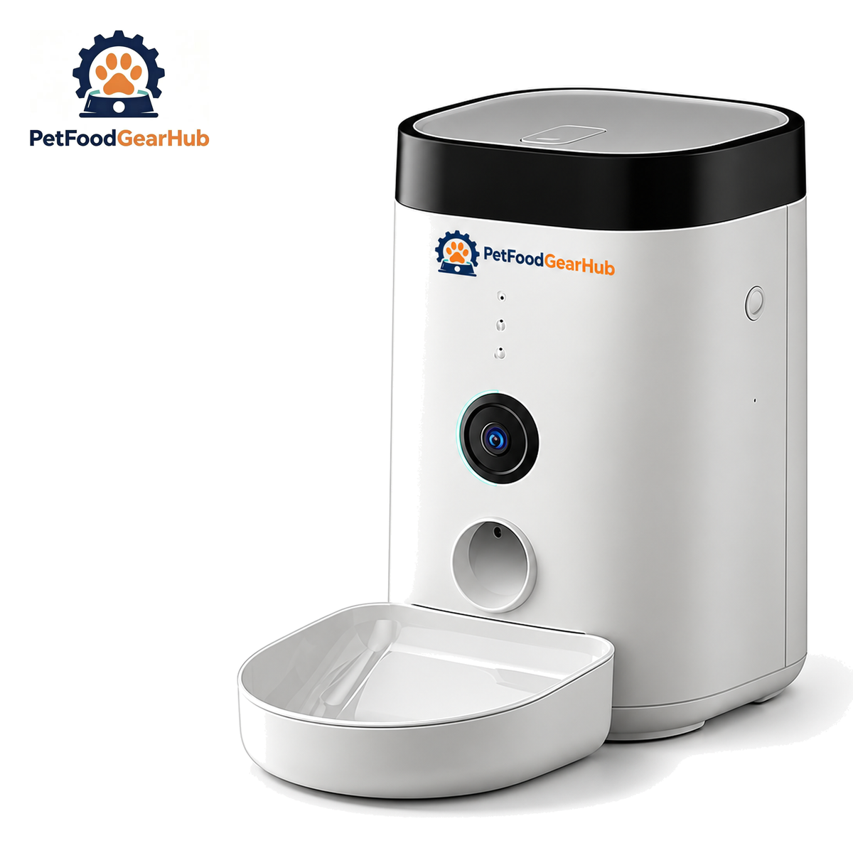 PetFoodGearHub 2.6–6 L Smart Automatic Pet Feeder — Camera App VersionSmart Feeder3.6LWhite