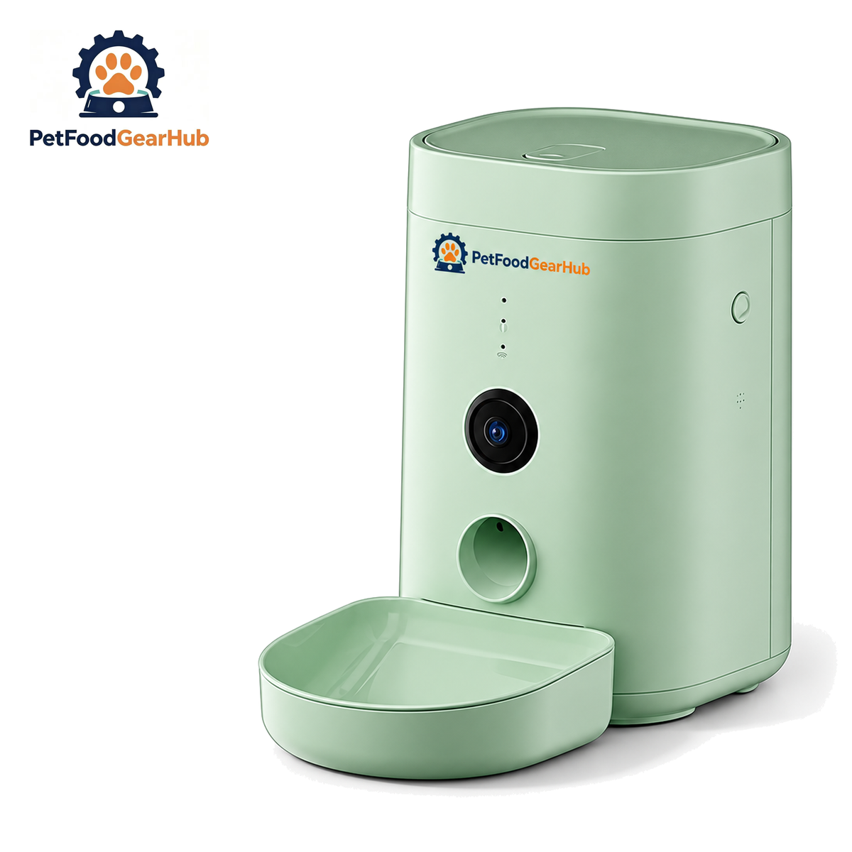 PetFoodGearHub 2.6–6 L Smart Automatic Pet Feeder — Camera App VersionSmart Feeder3.6LGreen