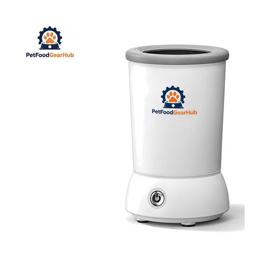 PetFoodGearHub Automatic Pet Paw Cleaner on a pure white background