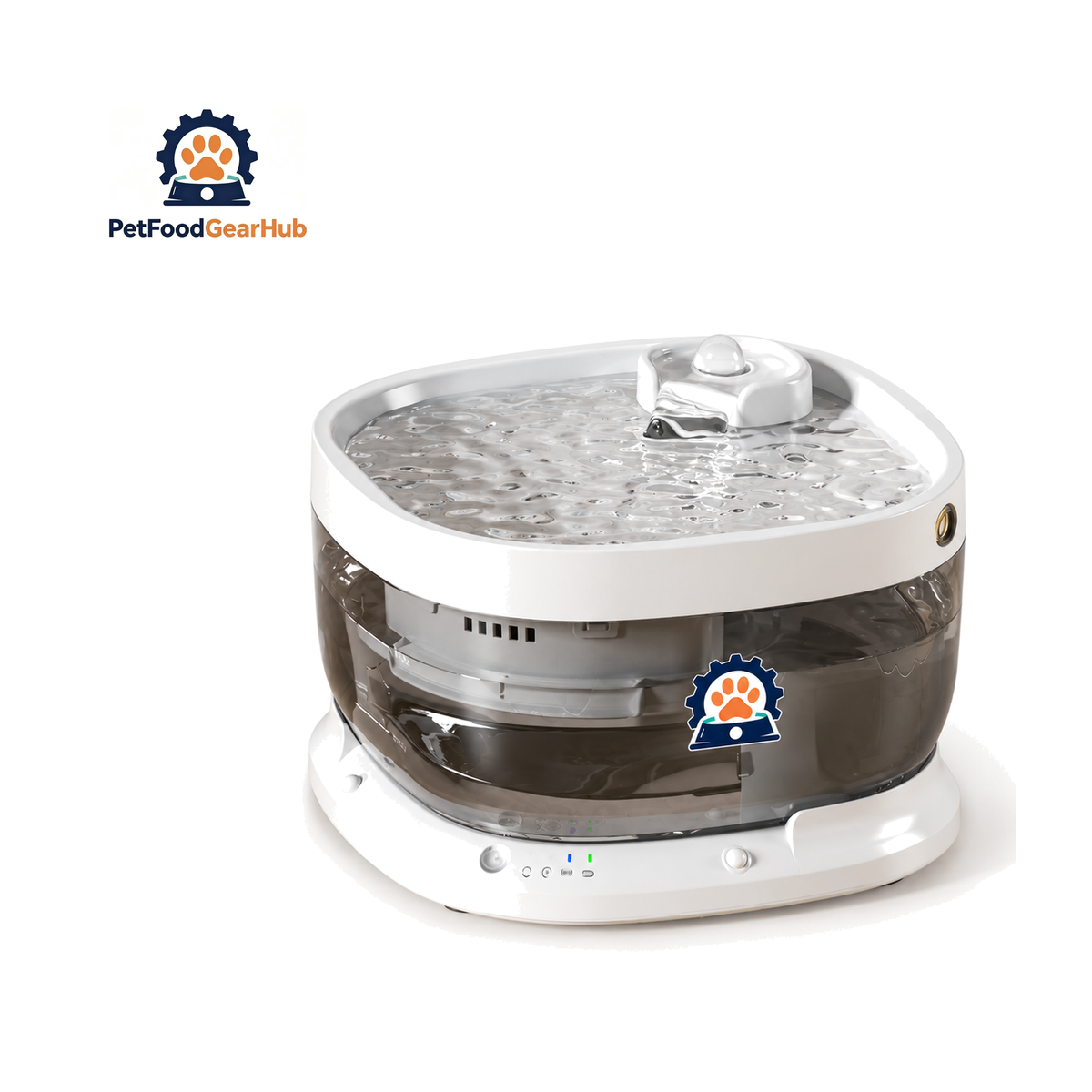 PetFoodGearHub 7 L Cordless Pet Water Fountain on a pure white background