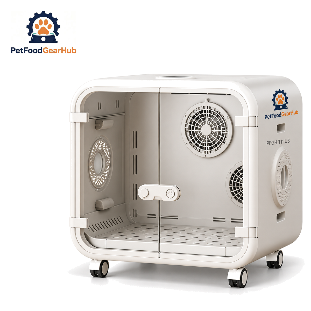 PetFoodGearHub PFGH H9 US Smart Pet Dryer Box — PFGH T11 US, 150 L Dual-Fan, about 20 kg