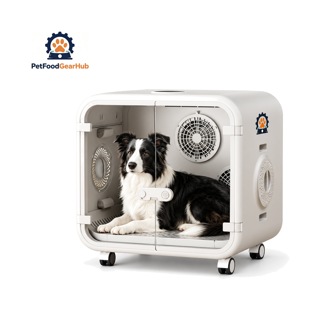 PetFoodGearHub PFGH T11 US 150 L Pet Dryer Box on a pure white background