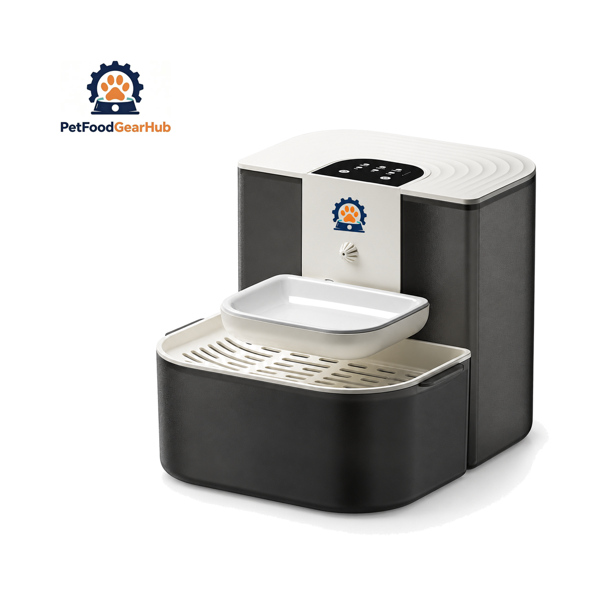 PetFoodGearHub PFGH H1PRO US Heated Pet Water Dispenser on a pure white background