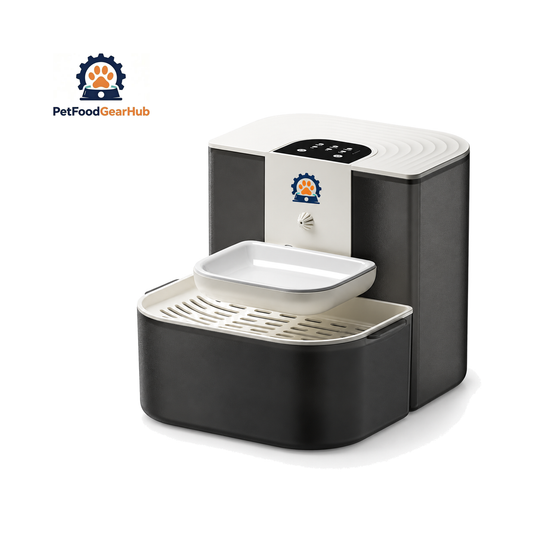 PetFoodGearHub PFGH H1PRO US Heated Pet Water Dispenser on a pure white background