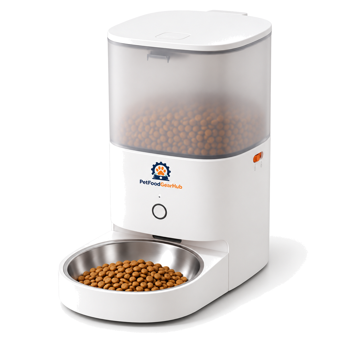 PetFoodGearHub PFGH PF21 US Smart Automatic Pet Feeder — PFGH PF21 US Dual-Band Feeder with Stainless Steel Bowl