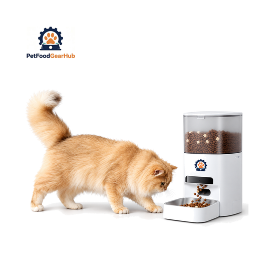 PetFoodGearHub PFGH VF20 US Smart Video Pet Feeder on a pure white background