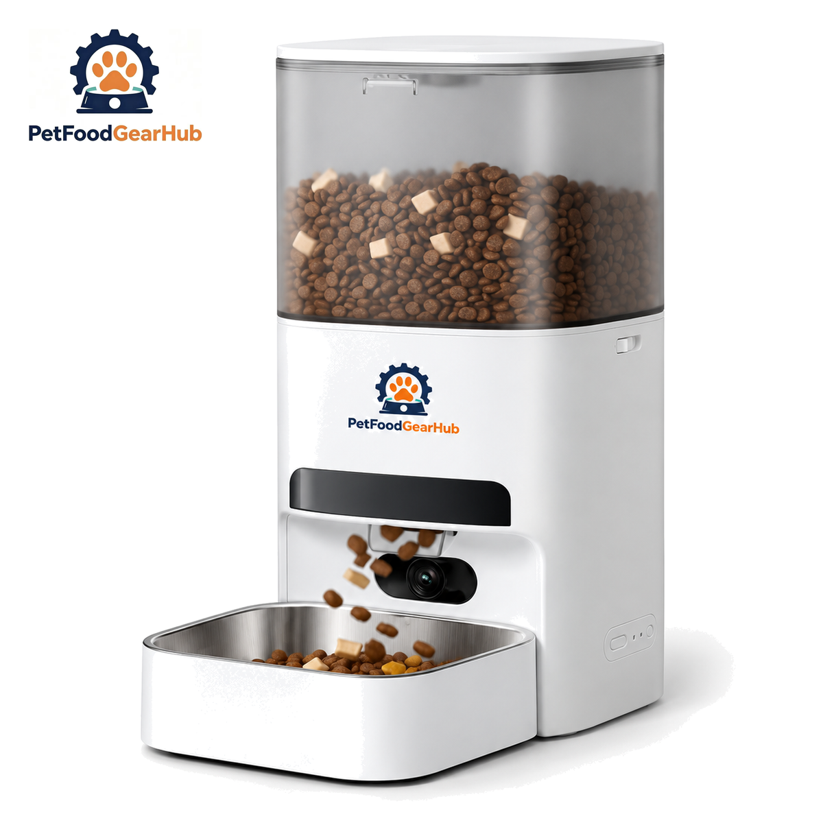 PetFoodGearHub PFGH VF20 US Smart Video Pet Feeder — PFGH VF20 US Video Feeder with Memory Card Support