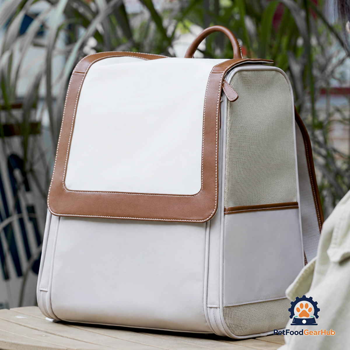 PetFoodGearHub Cat Backpack | Cat Carrier for Travel | Leather Pet Carrier | PetFoodGearHub
