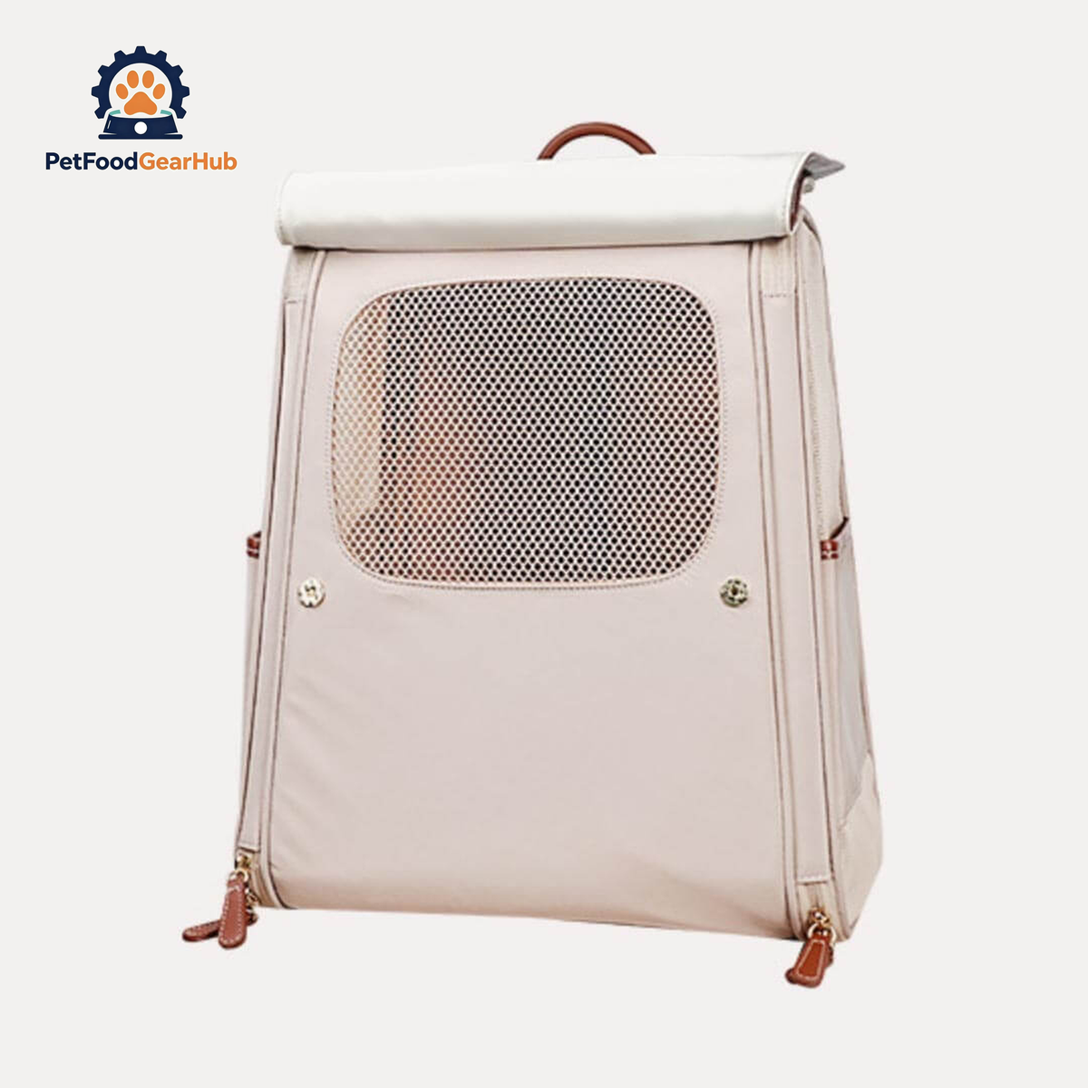 PetFoodGearHub Cat Backpack | Cat Carrier for Travel | Leather Pet Carrier | PetFoodGearHub