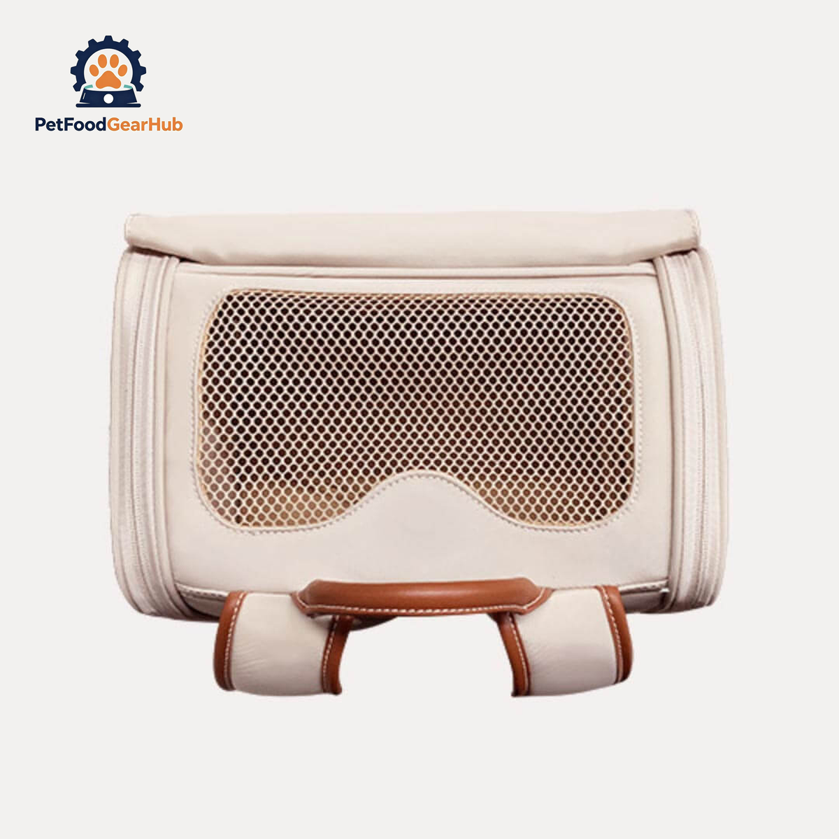 PetFoodGearHub Cat Backpack | Cat Carrier for Travel | Leather Pet Carrier | PetFoodGearHub
