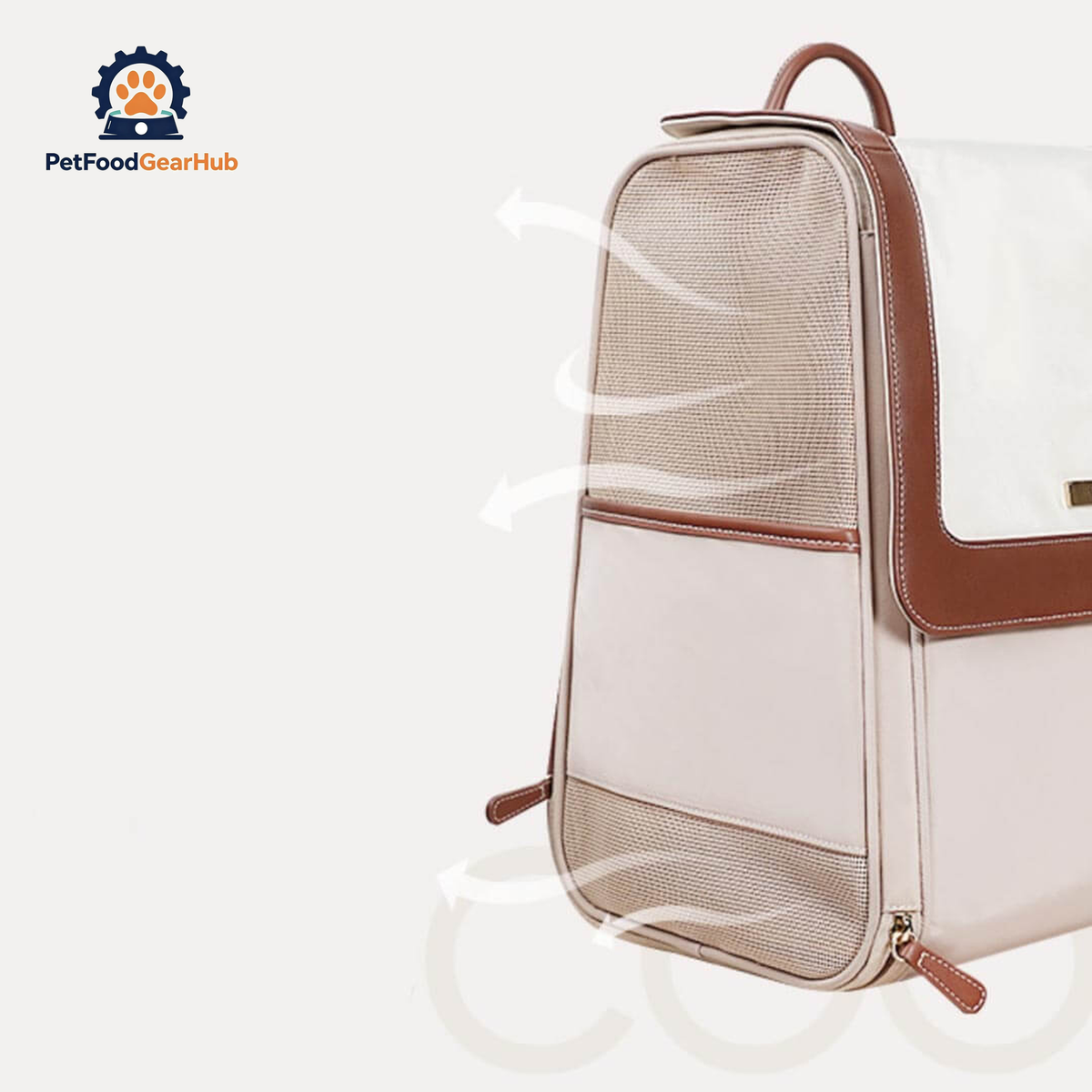 PetFoodGearHub Cat Backpack | Cat Carrier for Travel | Leather Pet Carrier | PetFoodGearHub