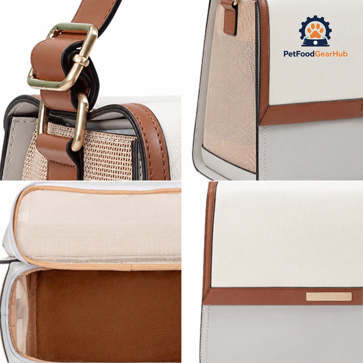 PetFoodGearHub Designer Cat Carrier | Cat Carrier for Travel | PetFoodGearHub