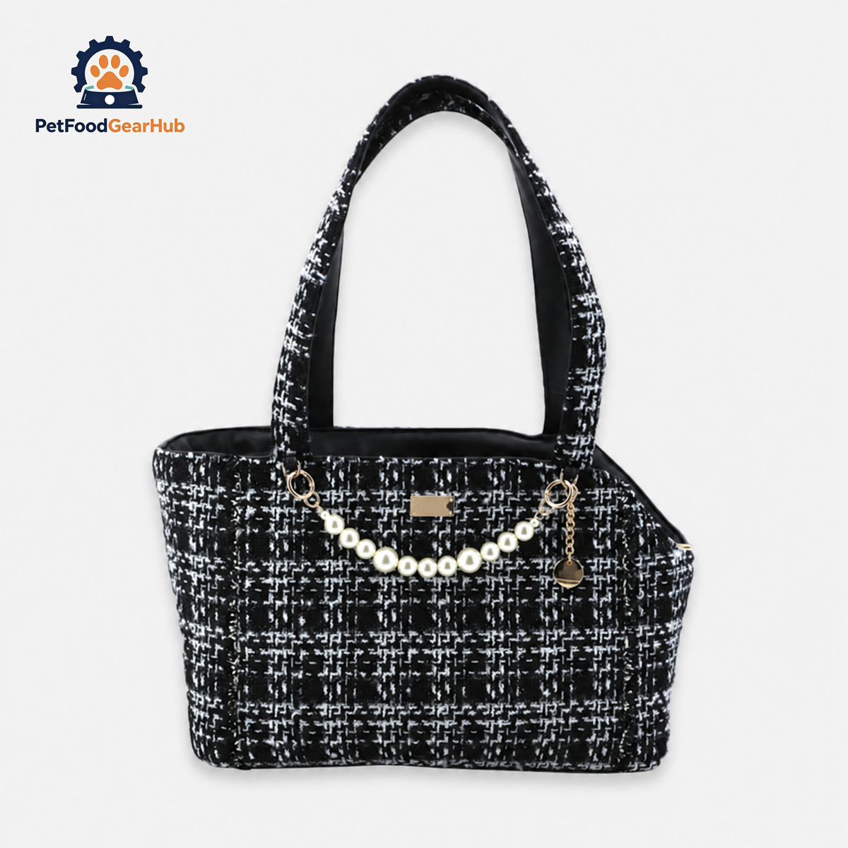 PetFoodGearHub Cat Shoulder Bag in Black | PetFoodGearHub
