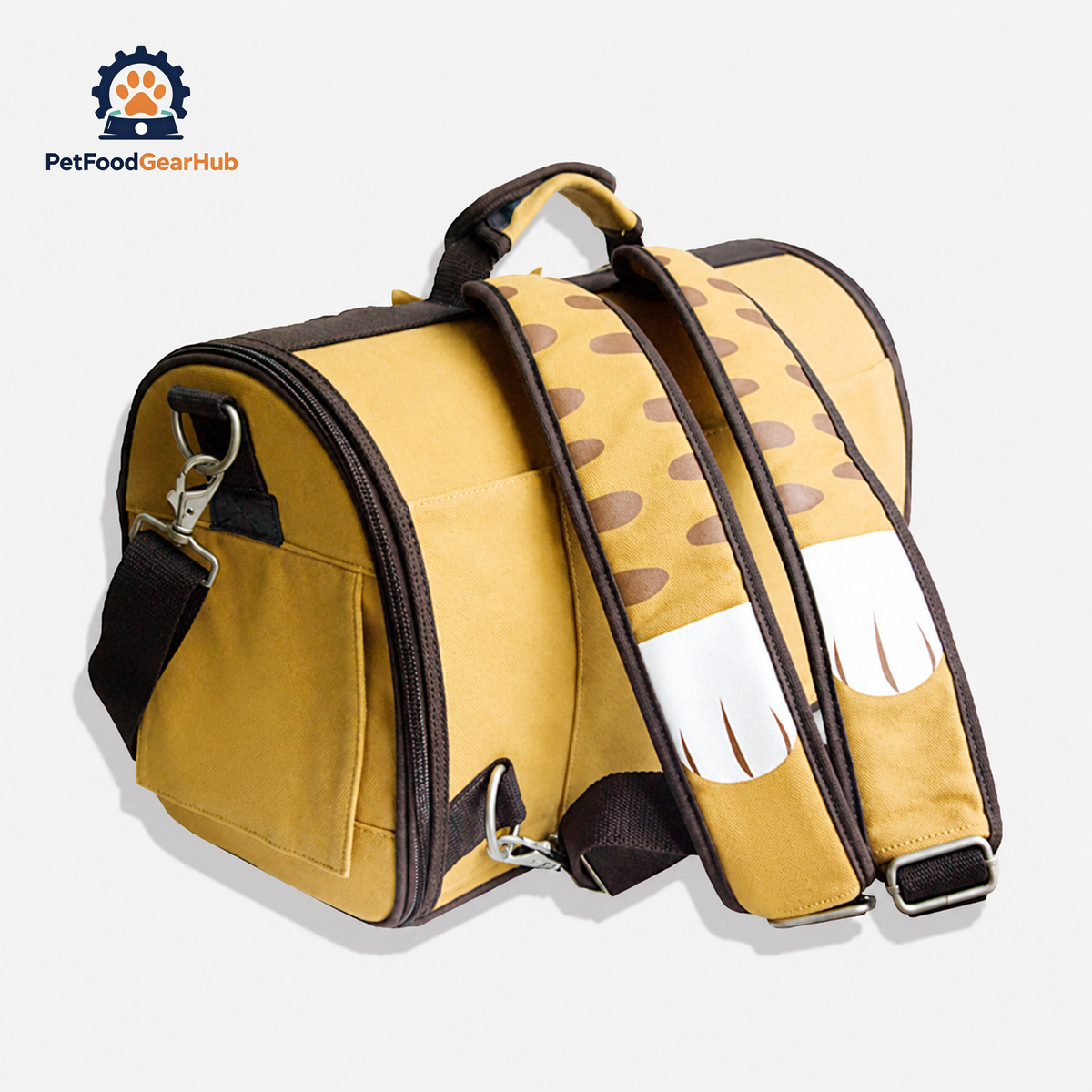 PetFoodGearHub Cat Duffle Bag Backpack | Cat Carrier for Travel | PetFoodGearHub
