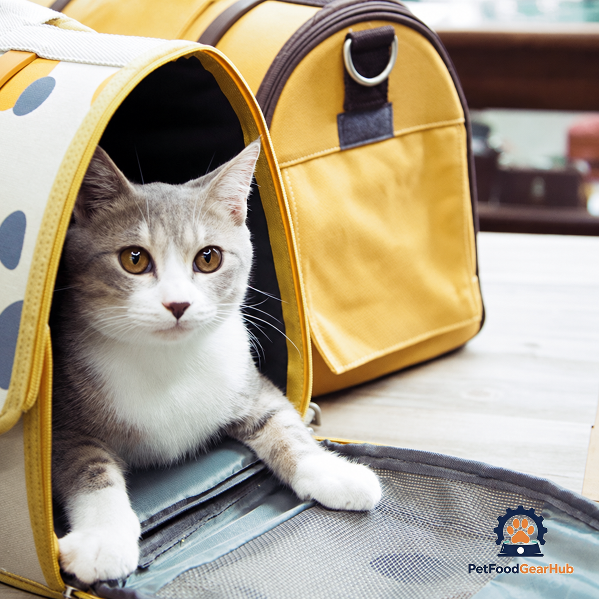 PetFoodGearHub Cat Duffle Bag Backpack | Cat Carrier for Travel | PetFoodGearHub