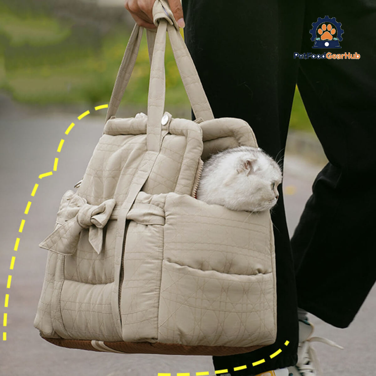 Cat Carrier Carried by Hand for Easy Travel | PetFoodGearHub