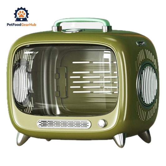 PetFoodGearHub Cat Carrier | Vintage-Inspired Pet Carrier | PetFoodGearHub