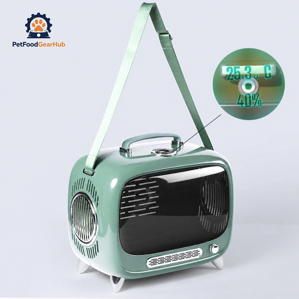 PetFoodGearHub Cat Carrier | Cyan Cat Carrier for Travel | PetFoodGearHub
