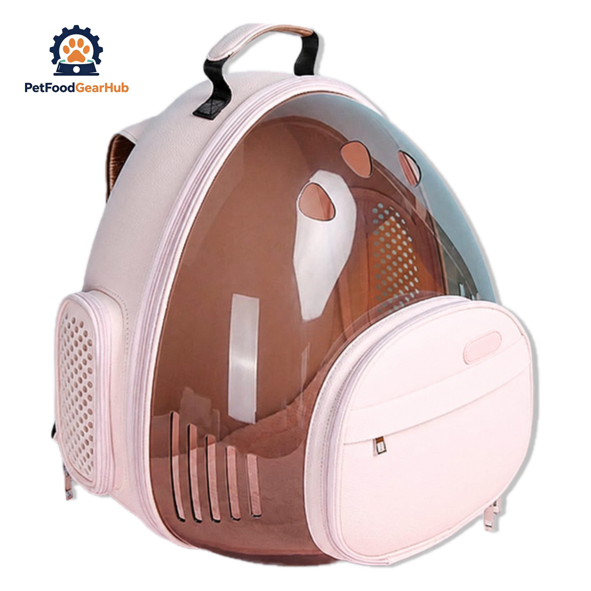 Castronaut Space Cat Backpack in Pink | PetFoodGearHub