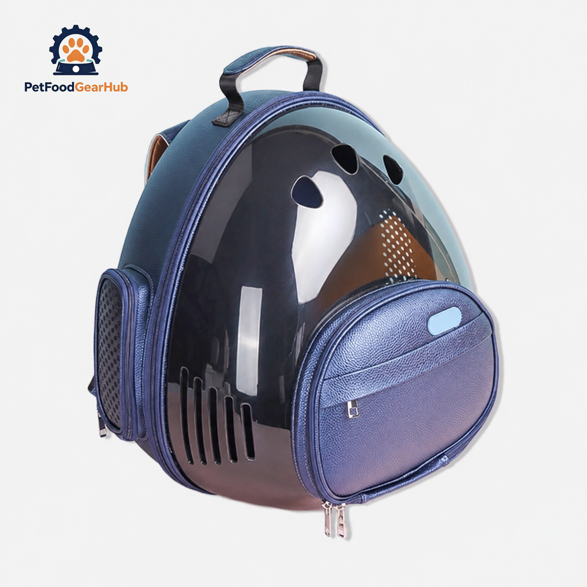 Castronaut Space Cat Backpack in Blue | PetFoodGearHub