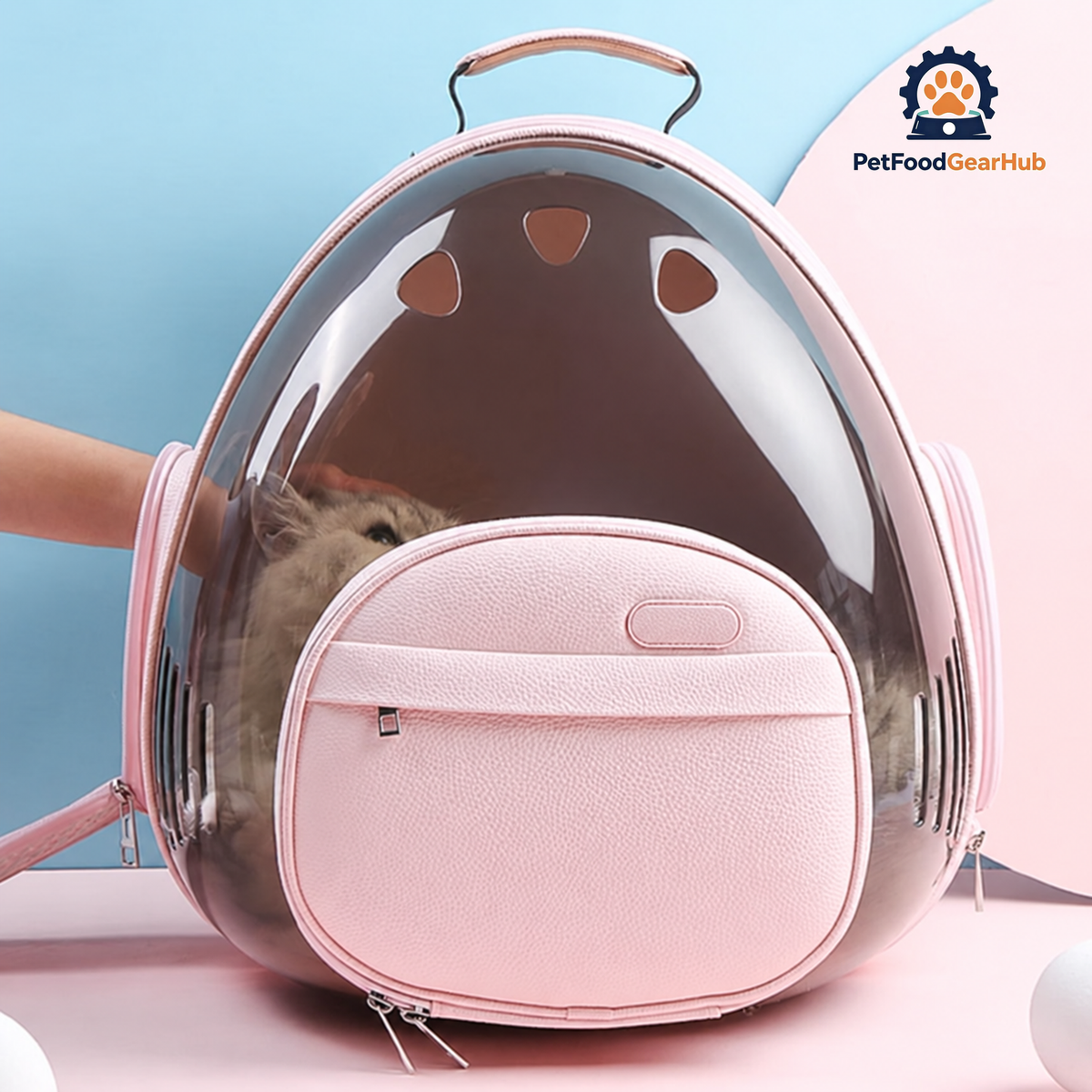 Castronaut Space Cat Backpack Tinted Window | PetFoodGearHub