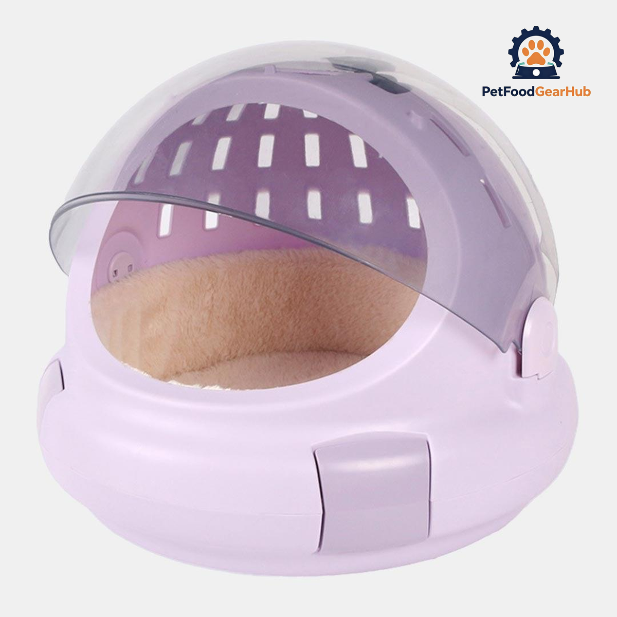 PetFoodGearHub Spaceship Cat Carrier | Hard Cat Travel Carrier | PetFoodGearHub