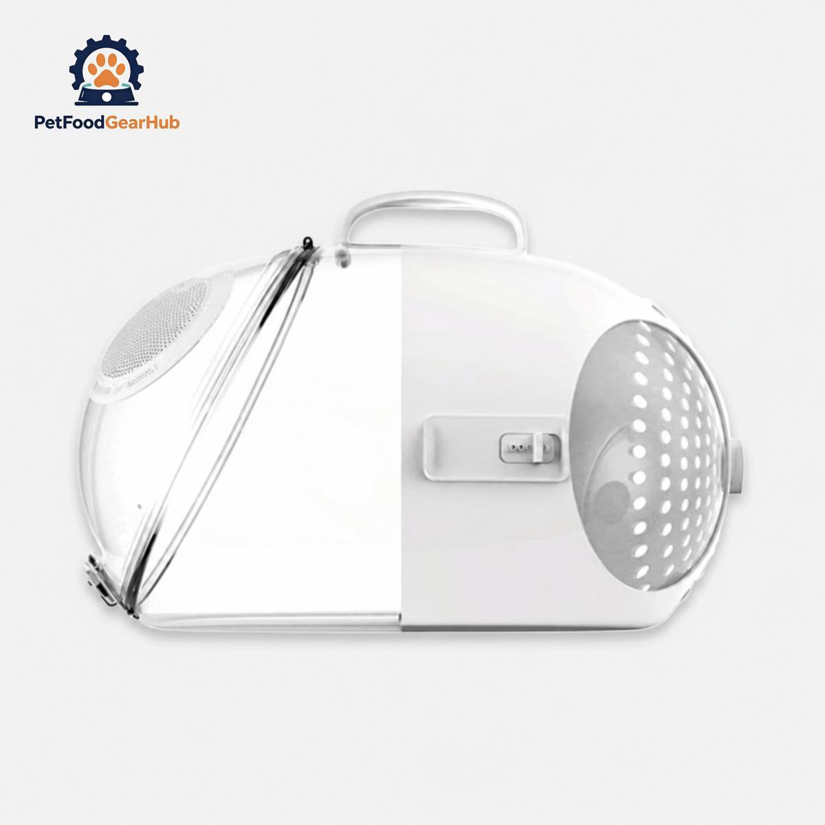 Gray PetFoodGearHub Capsule Cat Carrier | PetFoodGearHub