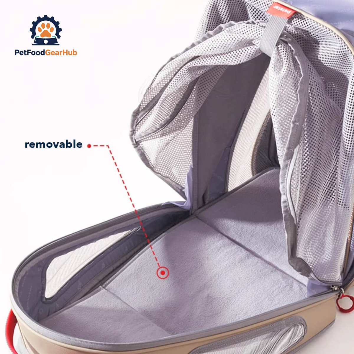 PetFoodGearHub Expandable Cat Backpack | Pet Carrier | PetFoodGearHub