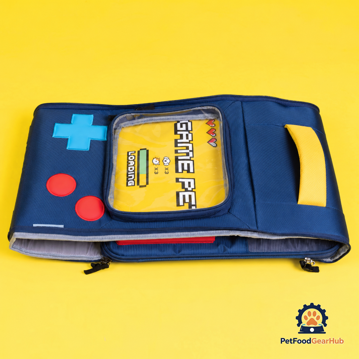 PetFoodGearHub Gameboy Expandable Cat Backpack | Cat Travel Carrier | PetFoodGearHub