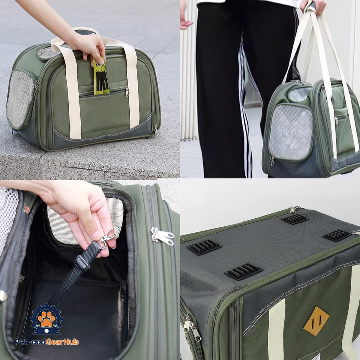 Kitty Chic airline-oriented Expandable Cat Carrier | PetFoodGearHub