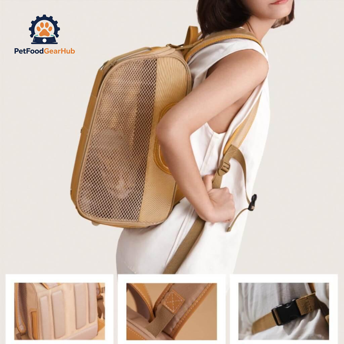 Floof Voyager Cat Traveling Backpack | Cat in Clear Cat Backpack | PetFoodGearHub