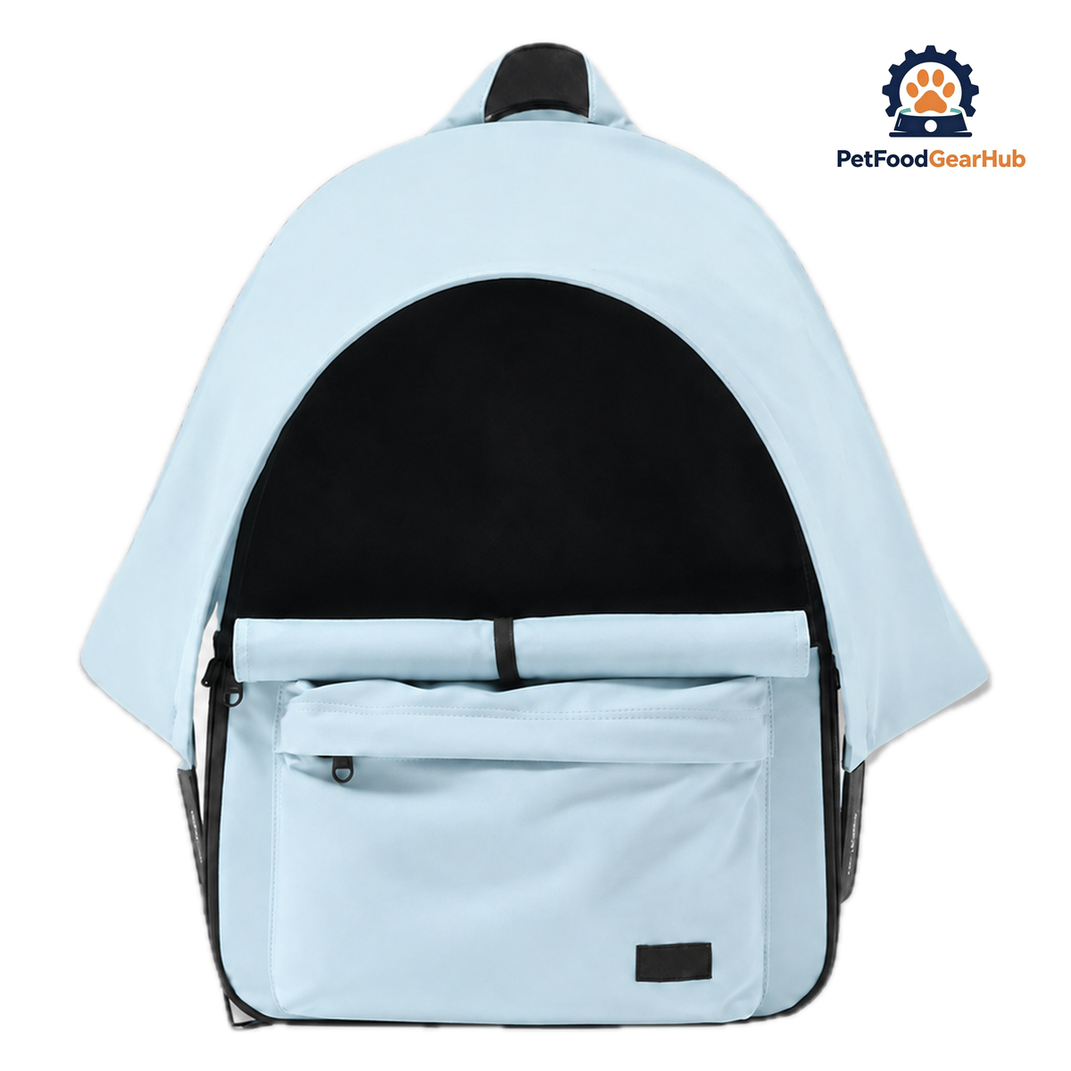 Cove Expandable Cat Backpack in Light Blue | Expandable Cat Carrier Backpack | PetFoodGearHub