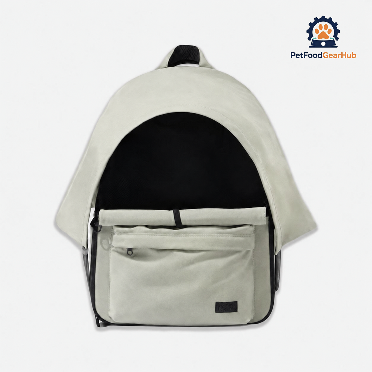 Cove Expandable Cat Backpack in gray | Expandable Cat Carrier Backpack | PetFoodGearHub