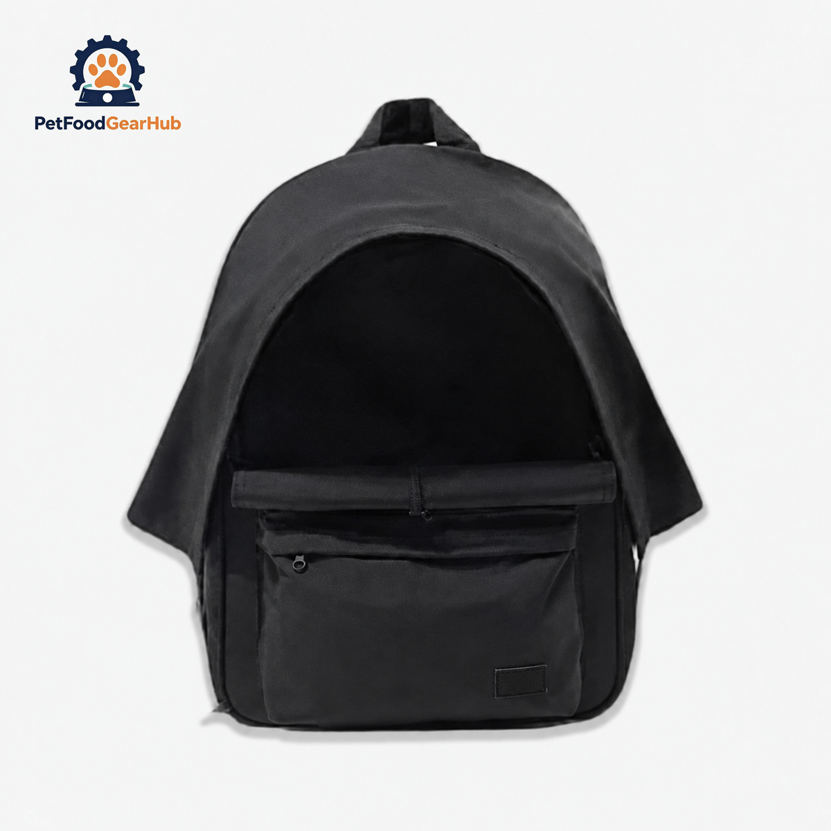 Cove Expandable Cat Backpack in Black | Expandable Cat Carrier Backpack | PetFoodGearHub