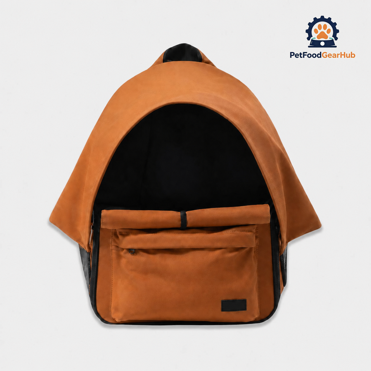 Cove Expandable Cat Backpack in Orange | Expandable Cat Carrier Backpack | PetFoodGearHub