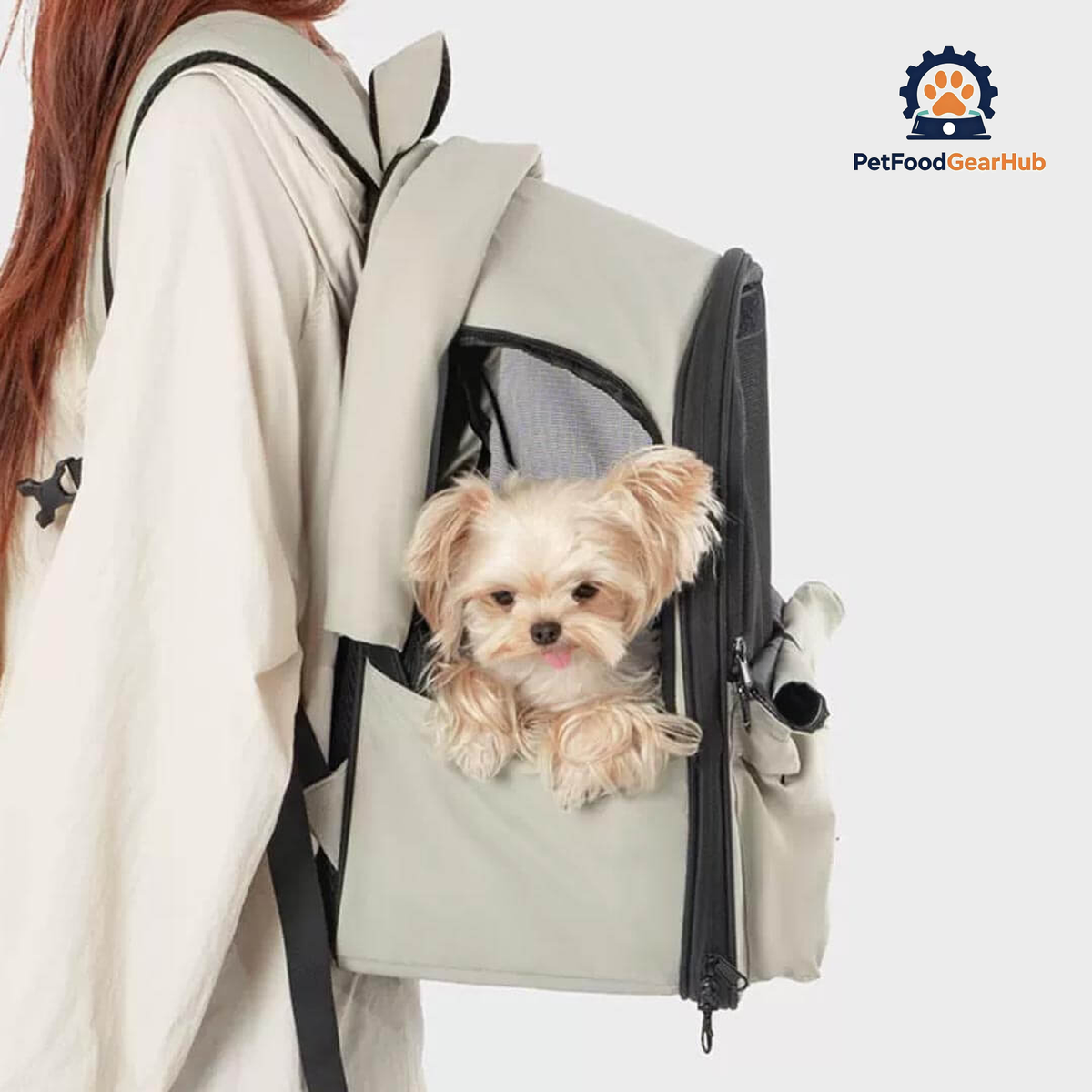 Cove Expandable Cat Backpack with Small Dog | Side Opening Pet Carrier Backpack | PetFoodGearHub