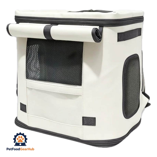 Noma Cat Backpack in Cream | PetFoodGearHub