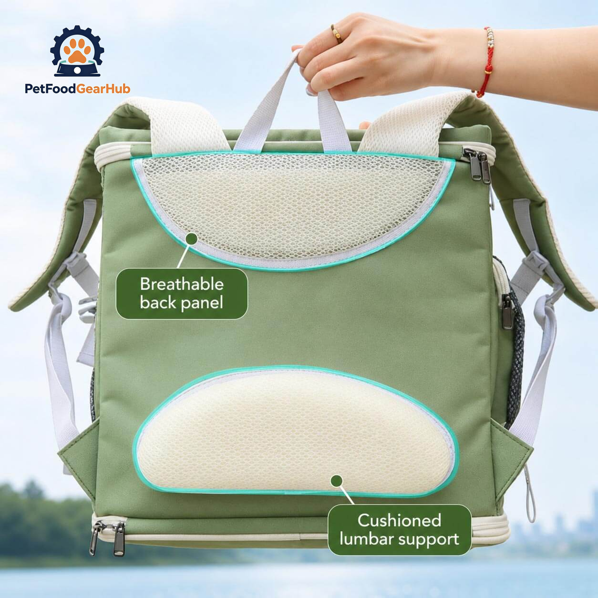 Noma Cat Backpack with Cushioned Back Support | PetFoodGearHub