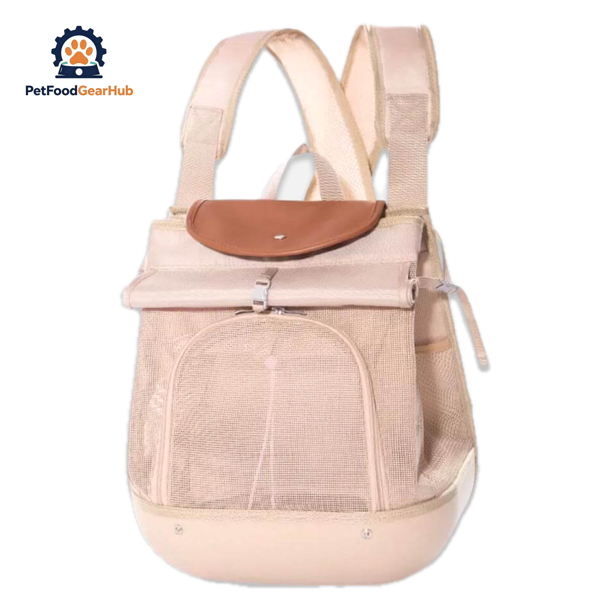 PetFoodGearHub Breeze Cat Backpack with Breathable Mesh Front | PetFoodGearHub