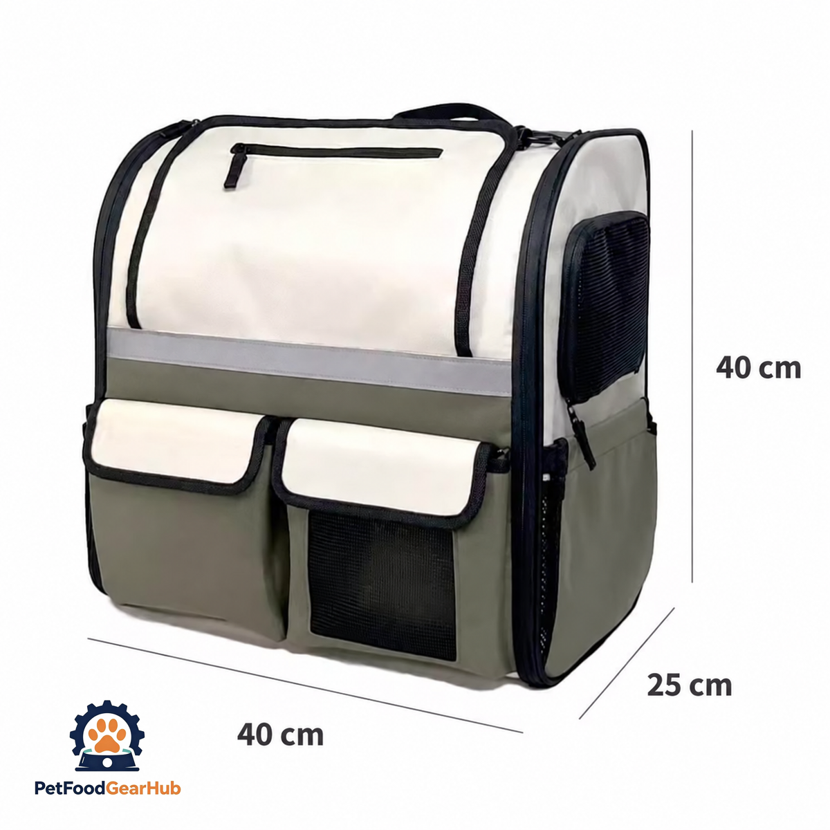 Dimensions of Large Cat Backpack Carrier  | PetFoodGearHub