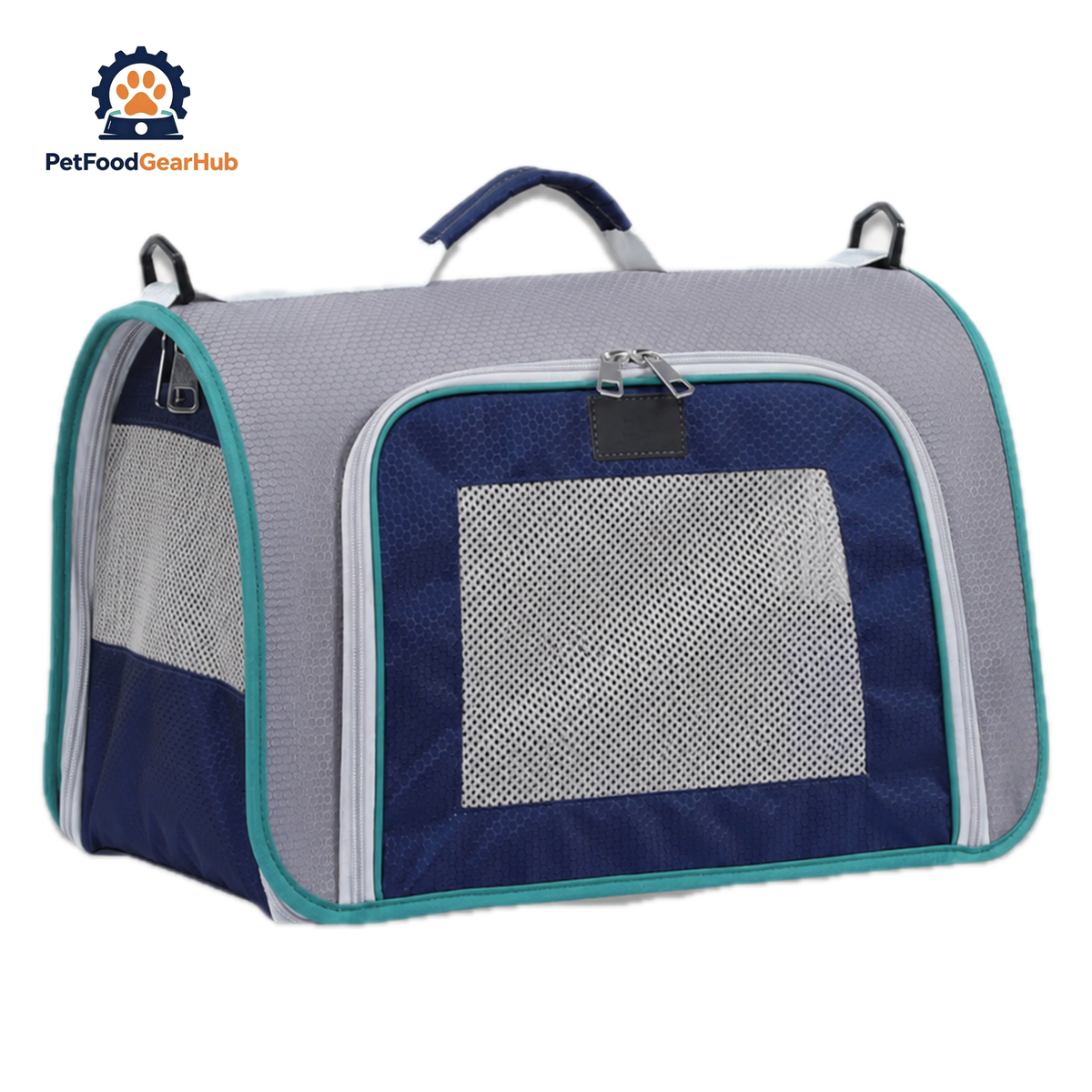 Gray Lightweight airline-oriented Travel Cat Carrier | PetFoodGearHub