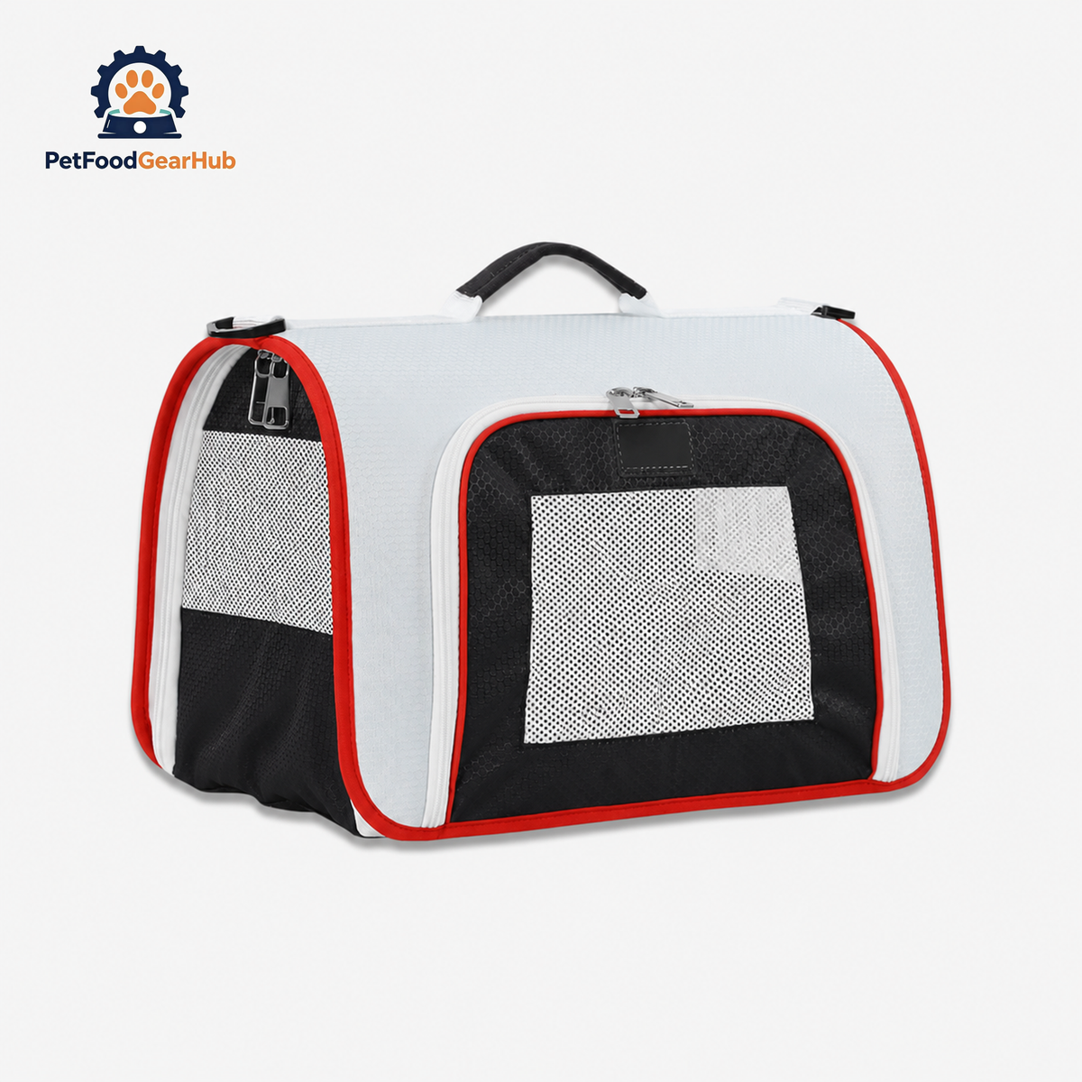 Black Lightweight airline-oriented Travel Cat Carrier | PetFoodGearHub