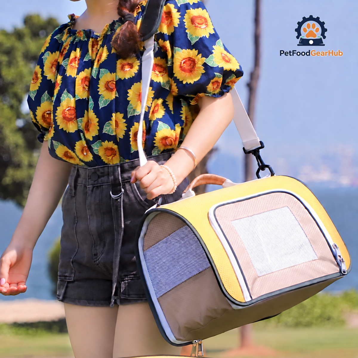 Carrying Lightweight Travel Cat Carrier | PetFoodGearHub
