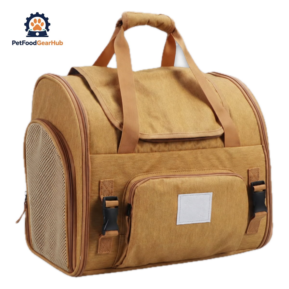 Mocha Expandable Cat Backpack | Collapsible Cat Carrier for Travel | PetFoodGearHub