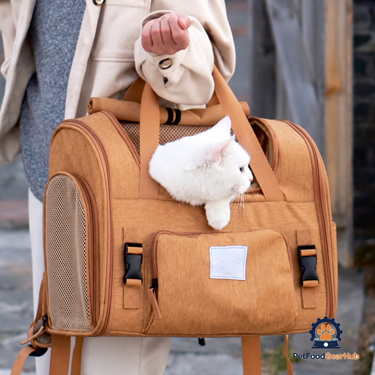 Carrying Cat with Expandable Cat Backpack | PetFoodGearHub